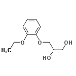 CAS 登录号：139004-02-7， (2S)-3-(2-乙氧基苯氧基)-1,2-丙烷二醇