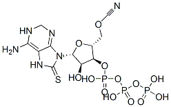 CAS#: 139041-17-1, [(2R,3S,4R,5R)-5-(6-Amino-8-Thiocyanatopurin-9-Yl)-3,4-Dihydroxyoxolan-2-Yl]Methyl (Hydroxy-Phosphonooxyphosphoryl) Hydrogen Phosphate