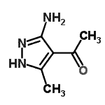 CAS 登录号：139111-42-5， 1-(5-氨基-3-甲基-1H-吡唑-4-基)乙酮