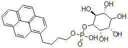 CAS 登录号：139143-25-2， [(2S,3S,5R,6S)-2,3,4,5,6-五羟基环己基]4-芘-1-基丁基氢磷酸酯