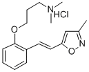 CAS#: 139214-97-4, N,N-Dimethyl-3-[2-[(E)-2-(3-Methyl-1,2-Oxazol-5-Yl)Ethenyl]Phenoxy]Propan-1-Amine Hydrochloride