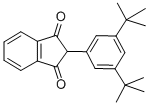 CAS 登录号:13936-01-1, 2-(3,5-二-叔-丁基苯基)-1,3-茚满二酮