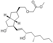 CAS#: 139403-31-9, Methyl 2-[2-[(3aS,4R,5R,6aS)-5-Hydroxy-4-[(E,3S,5S)-3-Hydroxy-5-Methylnon-1-Enyl]-1,2,3,3a,4,5,6,6a-Octahydropentalen-2-Yl]Ethoxy]Acetate