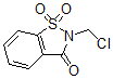 CAS 登录号：13947-21-2， 2-(氯甲基)-1,1-二氧代-1,2-苯并噻唑-3-酮