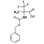 CAS 登录号：139520-43-7， 2-{[(苄氧基)羰基]氨基}-3,3,3-三氟-2-甲基丙酸