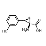 CAS 登录号：139561-07-2， (1R,2S)-1-氨基-2-(3-羟基苯基)环丙烷羧酸