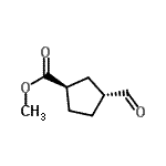 CAS#: 139585-46-9, Methyl (1R,3R)-3-Formylcyclopentanecarboxylate