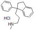 CAS 登录号：13972-95-7， N-甲基-3-(1-苯基-1-茚满基)丙-1-胺盐酸盐