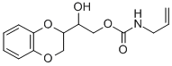 CAS 登录号：13973-71-2， 1-(1,4-苯并二恶烷-2-基)-1,2-乙二醇2-烯丙基氨基甲酸酯