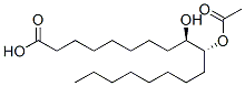 CAS 登录号：13980-32-0， (R*,R*)-10-乙酰氧基-9-羟基十八烷酸
