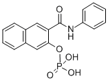 CAS#: 13989-98-5, N-Phenyl-3-(phosphonooxy)naphthalene-2-carboxamide