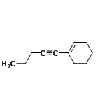 CAS#: 139911-58-3, 1-(1-Pentyn-1-Yl)Cyclohexene
