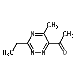 CAS 登录号：139938-61-7， 1-(3-乙基-5-甲基-1,2,4-三嗪-6-基)乙酮