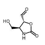 CAS 登录号：139958-63-7， (4S,5R)-4-(羟基甲基)-2-氧代-1,3-恶唑烷-5-甲醛