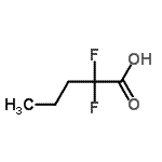 CAS 登录号：140126-96-1， 2,2-二氟戊烷酸