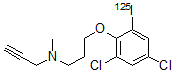 CAS#: 140163-68-4, N-(3-(2,4-Dichloro-6-Iodophenoxy)Propyl)-N-Methyl-2-Propynylamine