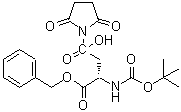 CAS 登录号：140171-25-1， 4-(2,5-二氧代-1-吡咯烷基)N-{[(2-甲基-2-丙基)氧基]羰基}-L-天冬氨酸 1-苄酯