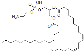 CAS 登录号:14018-09-8, 1-棕榈酰-2-亚麻酰-3-磷脂酰乙醇胺