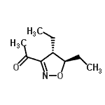 CAS 登录号：140210-49-7， 1-[(4S,5R)-4,5-二乙基-4,5-二氢-1,2-恶唑-3-基]乙酮