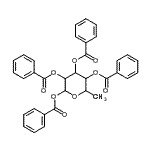 CAS#: 140223-15-0, 1,2,3,4-Tetra-O-Benzoyl-6-Deoxyhexopyranose