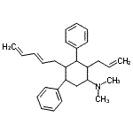 CAS#: 14028-83-2, 2-Allyl-N,N-Dimethyl-4-[(2E)-2,4-Pentadien-1-Yl]-3,5-Diphenylcyclohexanamine