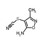 CAS#: 140454-86-0, 3-Methyl-4-Thiocyanato-Isoxazol-5-Amine