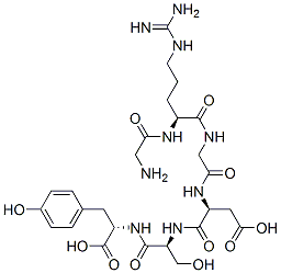 CAS 登录号：140457-22-3， (3S)-3-[[2-[[(2S)-2-[(2-氨基乙酰基)氨基]-5-(二氨基亚甲基氨基)戊酰]氨基]乙酰基]氨基]-4-[[(2S)-3-羟基-1-[[(2S)-1-羟基-3-(4-羟基苯基)-1-氧代丙烷-2-基]氨基]-1-氧代丙烷-2-基]氨基]-4-氧代丁酸