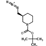 CAS#: 140645-22-3, 2-Methyl-2-Propanyl (3S)-3-(Azidomethyl)-1-Piperidinecarboxylate