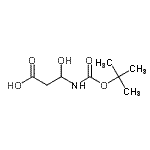 CAS#: 140686-90-4, 3-Hydroxy-3-({[(2-Methyl-2-Propanyl)Oxy]Carbonyl}Amino)Propanoic Acid