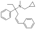 CAS 登录号:140850-73-3, (E)-N-(环丙基甲基)-N-甲基-3,6-二(苯基)己-5-烯-3-胺