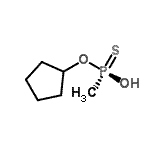 CAS 登录号：140851-37-2， O-环戊基氢(S)-甲基硫代膦酸酯