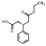 CAS 登录号：140863-09-8， (3R)-5-乙氧基-5-氧代-3-苯基戊酸