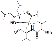 CAS 登录号：140873-66-1， (3R,4R)-2,2-二氟-3-羟基-N,6-二甲基-4-[[(2S)-3-甲基-1-[[(2S)-3-甲基-2-(3-甲基丁酰基氨基)丁酰基]氨基]-1-氧代丁烷-2-基]氨基]庚酰胺