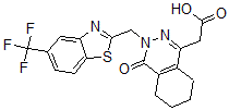 CAS#: 140926-49-4, 2-[4-Oxo-3-[[5-(Trifluoromethyl)-1,3-Benzothiazol-2-Yl]Methyl]-5,6,7,8-Tetrahydrophthalazin-1-Yl]Acetic Acid
