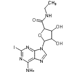 CAS 登录号：141018-29-3， 5-(6-氨基-2-碘-9H-嘌呤-9-基)-N-乙基-3,4-二羟基四氢-2-呋喃甲酰胺