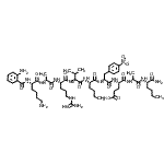 CAS 登录号：141223-69-0， N<sup>2</sup>-(2-氨基苯甲酰)-L-赖氨酰-L-丙氨酰-L-精氨酰-L-缬氨酰-L-正亮氨酰-4-硝基-L-苯丙氨酰-L-alpha-谷氨酰-L-丙氨酰-L-正亮氨酰胺