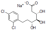 CAS 登录号：141267-47-2， (3S,4S,5R)-7-(2,4-二氯苯基)-3,4,5-三羟基庚酸钠