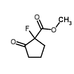 CAS 登录号：141420-01-1， 甲基1-氟-2-氧代环戊烷羧酸酯