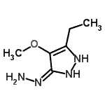 CAS#: 141500-15-4, (3E)-5-Ethyl-3-Hydrazono-4-Methoxy-2,3-Dihydro-1H-Pyrazole