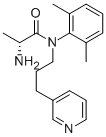 CAS 登录号:141725-10-2, (2R)-2-氨基-N-(2,6-二甲基苯基)-N-(3-吡啶-3-基丙基)丙酰胺