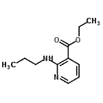 CAS 登录号：141872-21-1， 乙基2-(丙基氨基)烟酸酯