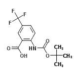 CAS#: 141940-29-6, 2-({[(2-Methyl-2-Propanyl)Oxy]Carbonyl}Amino)-5-(Trifluoromethyl)Benzoic Acid