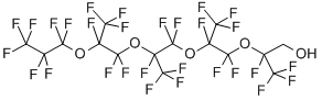 CAS#: 141977-66-4, 2,3,3,3-Tetrafluoro-2-[1,1,2,3,3,3-Hexafluoro-2-[1,1,2,3,3,3-Hexafluoro-2-[1,1,2,3,3,3-Hexafluoro-2-(1,1,2,2,3,3,3-Heptafluoropropoxy)Propoxy]Propoxy]Propoxy]-1-Propanol