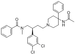 CAS 登录号：142001-63-6， N-[(2S)-4-(4-乙酰氨基-4-苯基哌啶-1-基)-2-(3,4-二氯苯基)丁基]-N-甲基苯甲酰胺