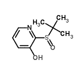 CAS 登录号：142075-39-6， 2-[(2-甲基-2-丙基)亚磺酰]-3-吡啶醇