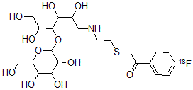 CAS#: 142154-94-7, N-Lactitol-S-((18F)Fluorophenacyl)Cysteamine