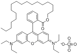 CAS 登录号:142179-00-8, 玫瑰精 B 十八烷基酯高氯酸盐