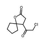 CAS 登录号：142183-74-2， 4-(氯乙酰基)-1-氧杂螺[4.4]壬烷-2-酮