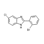 CAS 登录号：14225-83-3， 2-(2-溴苯基)-5-氯-1H-苯并咪唑