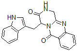 CAS#: 142382-42-1, 4-(1H-Indol-3-Ylmethyl)-2,4-Dihydro-1H-Pyrazino[5,4-b]Quinazoline-3,6-Dione